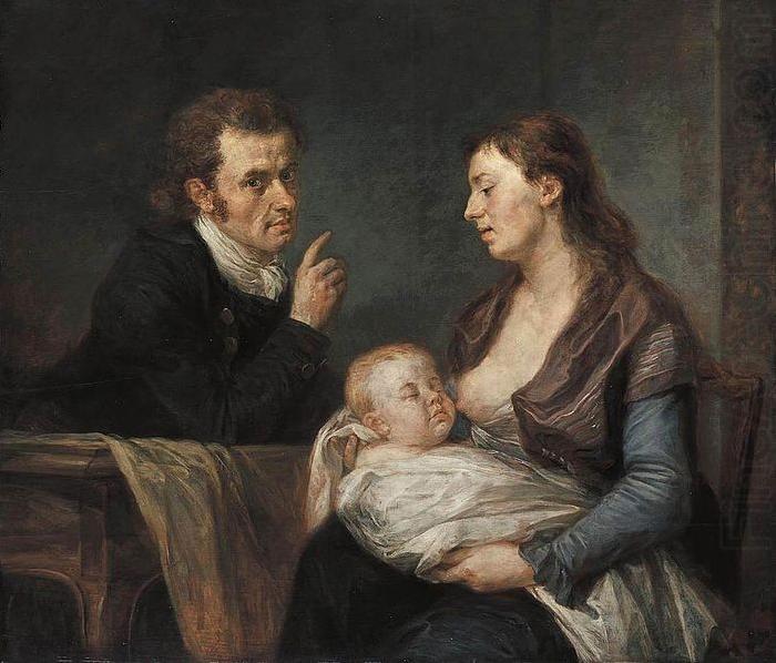 Johann Georg Edlinger Family Portrait oil painting picture